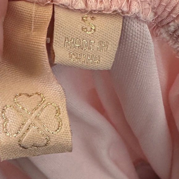 ❤️ Valentine’s Day Pink Floral Ruffle Cottagecore Romper Size Small NWT - Picture 3 of 9